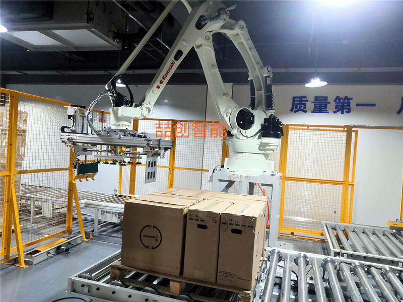 码垛机在饲料行业中的应用